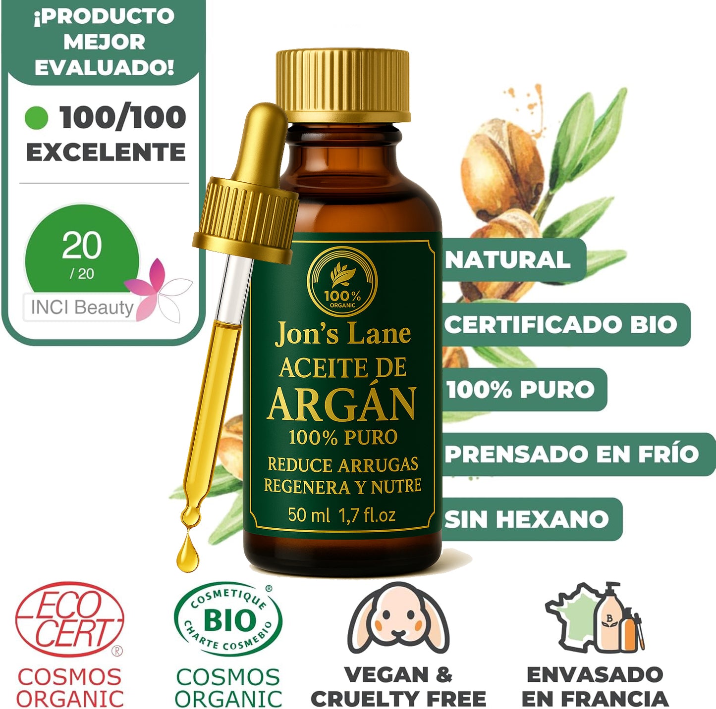 Aceite de Argán Puro