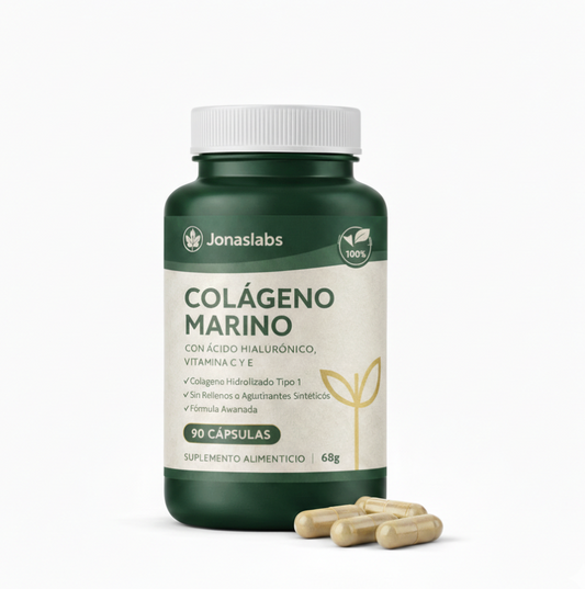 Colágeno hidrolizado con ácido hialurónico y vitamina C