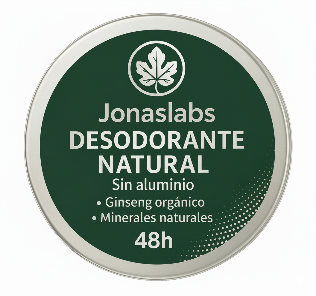 Desodorante natural sin aluminio
