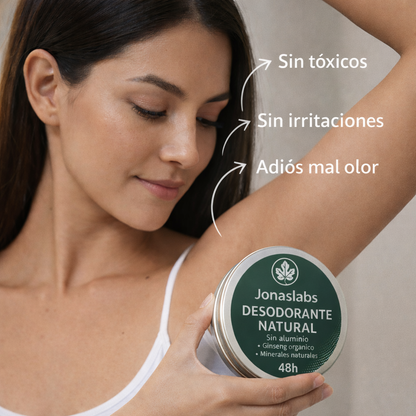 Desodorante natural sin aluminio